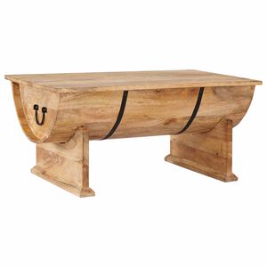 vidaXL Coffee Table Solid Mango Wood 88x50x40 cm