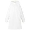 vidaXL Blanket Hoodie White M Fleece and Flannel