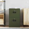 vidaXL File Cabinet Olive Green 44 x 50 x 74.5 cm Cold-Rolled Steel