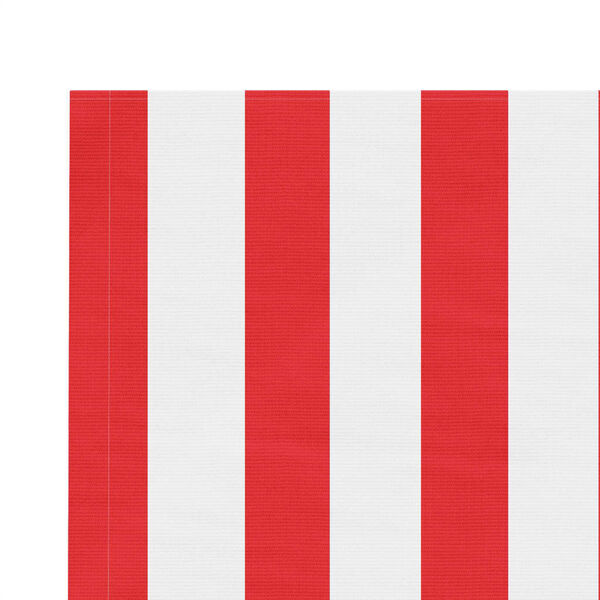 vidaXL Replacement Fabric for Awning Red and White Stripe 6x3.5 m