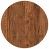 vidaXL Table Top &Oslash; 50 x 4 cm Round Solid Oak Wood Light Brown