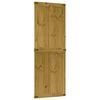vidaXL Barn Door CORONA 80x210 cm Solid Wood Pine