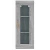 vidaXL Hanging Wall Cabinet Grey Sonoma 34.5x34x90 cm