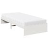 vidaXL Day Bed with Mattress White 80x200 cm Solid Wood Pine