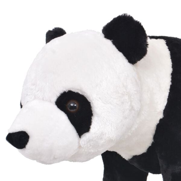 vidaXL Standing Plush Toy Panda Black and White XXL