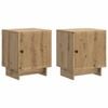 vidaXL Bedside Cabinet 2 pcs Artisan Oak 43 x 34.5 x 50 cm