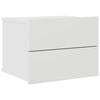 vidaXL Bedside Cabinet White 40x30x30 cm Engineered Wood