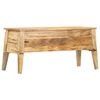 vidaXL Storage Box | Natural wood | Solid mango wood | Medium | Storage Box