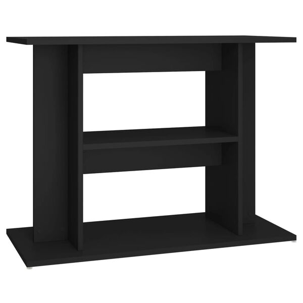 vidaXL Aquarium Stand Black 80x35x60 cm Engineered Wood