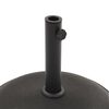 vidaXL Parasol Base Black Concrete Round 25 kg