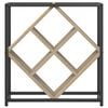 vidaXL Wine Rack Sonoma Oak 51 x 18 x 52.5 cm Engineered Wood