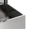 vidaXL Outdoor Storage Box Silver 80 x 50.5 x 50 cm Steel