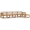 vidaXL Outdoor Sofa Set 5 pcs Natural Solid Acacia Wood