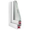 vidaXL Basement Window "RISOR" 100x50 cm Tilt&Turn DIN Right White