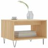 vidaXL Coffee Table Sonoma Oak 60x50x40 cm Engineered Wood