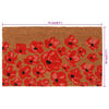 vidaXL Door Mat Natural 45x75 cm Tufted Coir