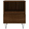 vidaXL Bedside Cabinets 2 pcs Brown Oak 40x35x50 cm Engineered Wood