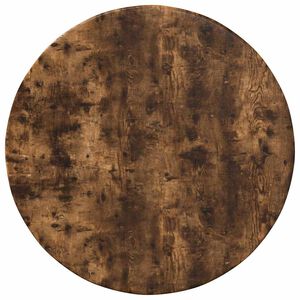 vidaXL Table Top &Oslash; 40 x 1.5 cm Round Engineered Wood Smoked Oak