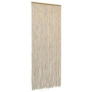 vidaXL Insect Door Curtain Multicolor 90 x 200 cm Bamboo