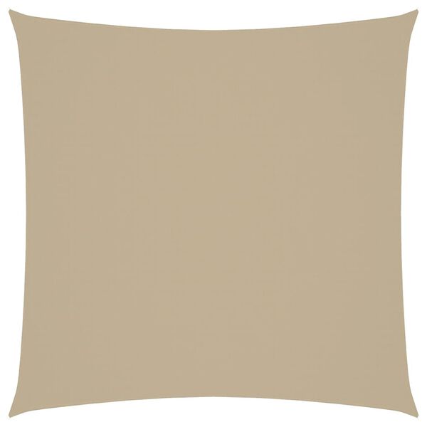 vidaXL Sunshade Sail Oxford Fabric Square 3x3 m Beige