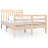 vidaXL Bed Frame without Mattress Small Double Solid Wood