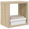 vidaXL Wall Cube Shelves 4 pcs Sonoma Oak 22x15x22 cm
