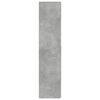 vidaXL Highboard Concrete Grey 80x42.5x185 cm Engineered Wood