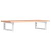 vidaXL Basin Shelf Wall Mounted Steel and Solid Wood Oak