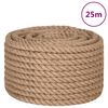 vidaXL Jute Rope 25 m Long 24 mm Thick