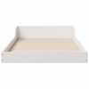 vidaXL Bed Frame White 90 x 200 cm Solid Pine Wood