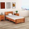 vidaXL Bed Frame without Mattress Solid Acacia Wood 100x200cm
