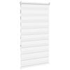 vidaXL Zebra Blind White 75x150 cm Fabric Width 70.9 cm Polyester