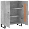 vidaXL Sideboard Concrete Grey 69.5x34x90 cm Engineered Wood