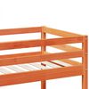vidaXL Bunk Bed Wax Brown 75x190 cm Solid Wood Pine