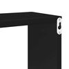 vidaXL Wall Cube Shelves 6 pcs High Gloss Black 30x15x30 cm