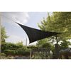 Bo-Camp Shade Cloth Triangle Anthracite 3.6x3.6x3.6 m