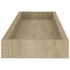 vidaXL Loggia Wall Shelves 4 pcs Oak 60x15x4 cm MDF