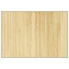 vidaXL Rug Rectangular Light Natural70x100 cm Bamboo