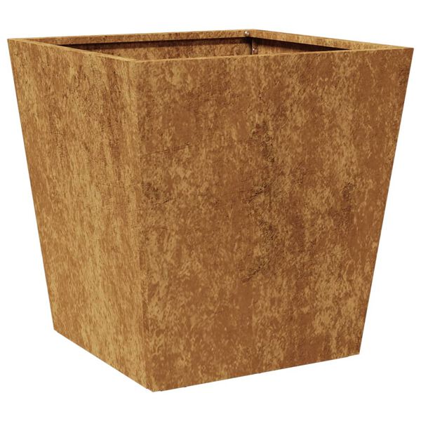 vidaXL Garden Planter 40x40x40 cm Weathering Steel