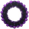 vidaXL Christmas Ball Wreathes 2 pcs Lilac 33 x 33 x 7 cm Polystyrene