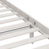 vidaXL Bed Frame without Mattress White Solid Wood Small Single