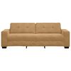 vidaXL Sofa Brown 221 x 78 x 80 cm Fabric