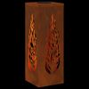 vidaXL Solar LED Pathway Light 2 pcs Bronze Weathering Steel