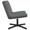 vidaXL Swivel Chair Dark Grey 63 x 75 x 76 cm Fabric