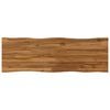 vidaXL Live Edge Table Top 120 x 40 x 3 cm Rectangular