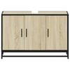 vidaXL Bathroom Sink Cabinet Sonoma Oak 90x33x60 cm Engineered Wood