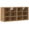 vidaXL Shoe Cabinets 2 pcs Artisan Oak 52x30x50 cm