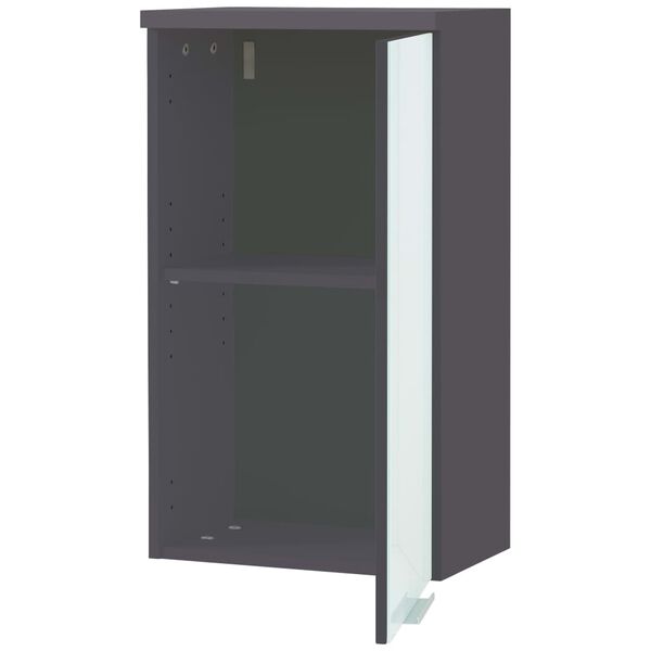 Germania Bathroom Wall Cabinet GW-Pescara Graphite White