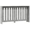 vidaXL Radiator Cover Concrete Grey 149x20x82 cm Engineered Wood