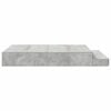 vidaXL Storage Bed Frame Concrete Grey 135 cm Engineered Wood